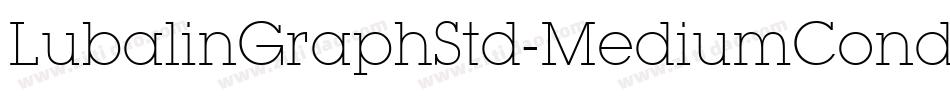 LubalinGraphStd-MediumCond字体转换