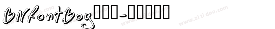 BNFontBoy手机版字体转换