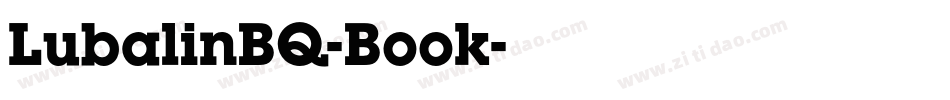 LubalinBQ-Book字体转换