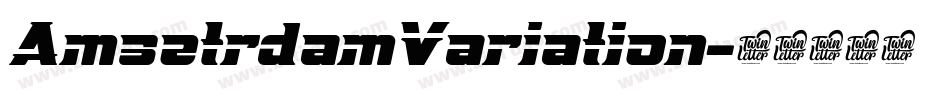 AmsetrdamVariation字体转换
