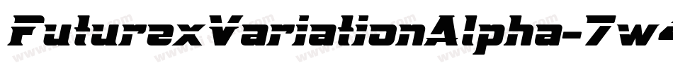 FuturexVariationAlpha-7w4字体转换