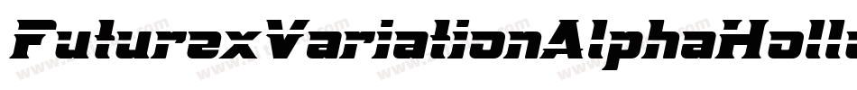 FuturexVariationAlphaHollow-mn5字体转换
