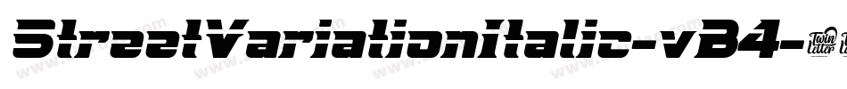 StreetVariationItalic-vB4字体转换