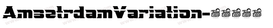 AmsetrdamVariation字体转换