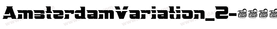 AmsterdamVariation_2字体转换