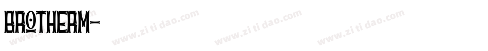 brotherm字体转换