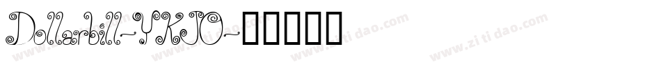 Dollarbill-YKJO字体转换