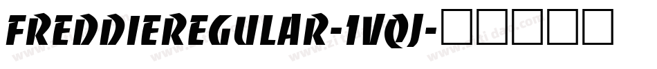 FreddieRegular-1Vqj字体转换