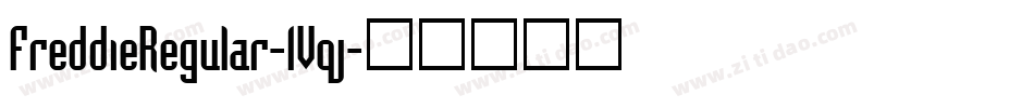 FreddieRegular-1Vqj字体转换