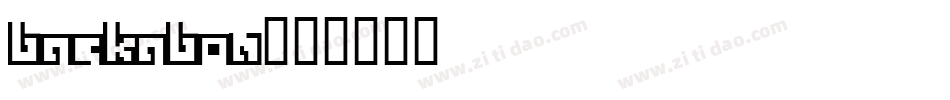backabon字体转换