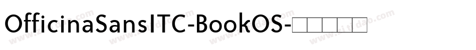 OfficinaSansITC-BookOS字体转换