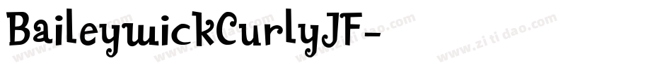 BaileywickCurlyJF字体转换