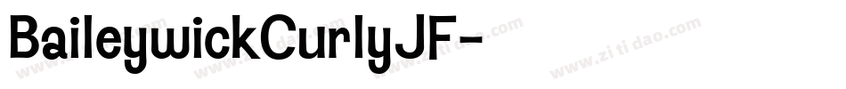 BaileywickCurlyJF字体转换