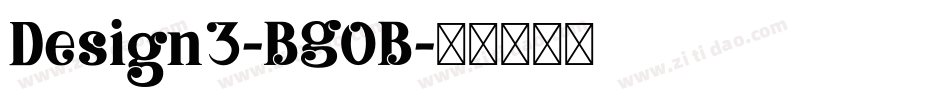 Design3-BGOB字体转换