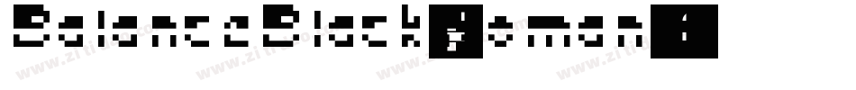 BalanceBlack-Roman字体转换