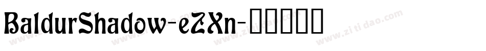 BaldurShadow-eZXn字体转换