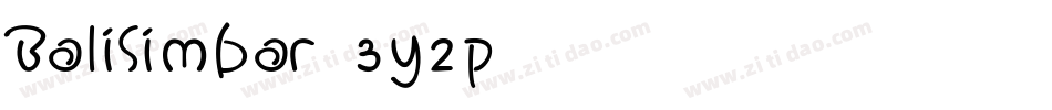 BaliSimbar-3y2p字体转换