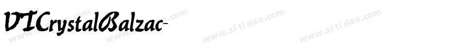 VTCrystalBalzac字体转换
