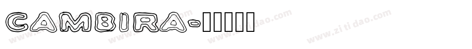 cambira字体转换