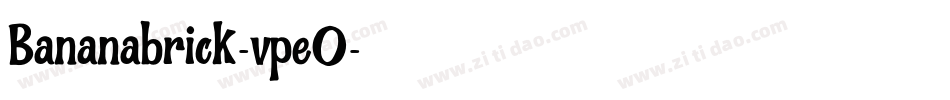 Bananabrick-vpeO字体转换