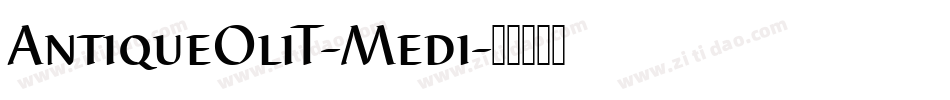 AntiqueOliT-Medi字体转换