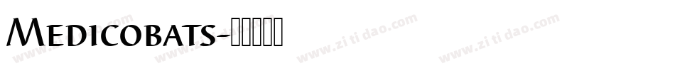 Medicobats字体转换