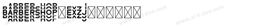 BarberShop-EXZj字体转换