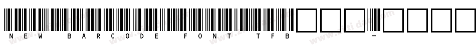 New_Barcode_Font_tfb手机版字体转换