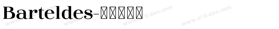 Barteldes字体转换