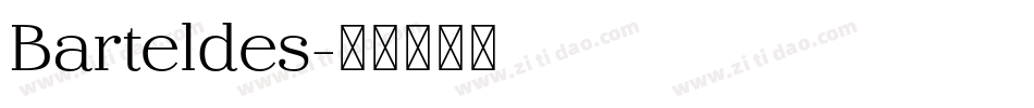 Barteldes字体转换