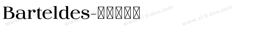 Barteldes字体转换