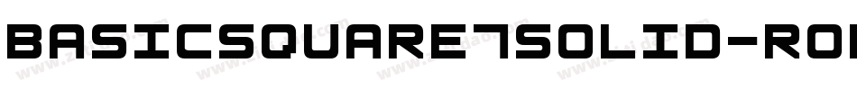 BasicSquare7Solid-Rom6字体转换