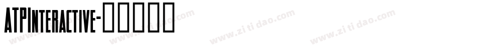 ATPInteractive字体转换