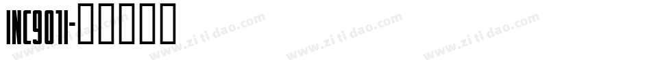 INC901I字体转换