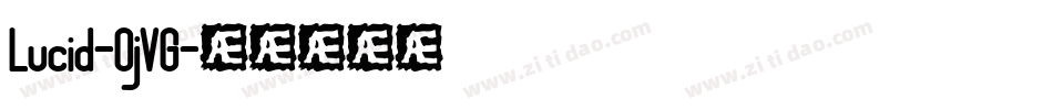 Lucid-0jVG字体转换