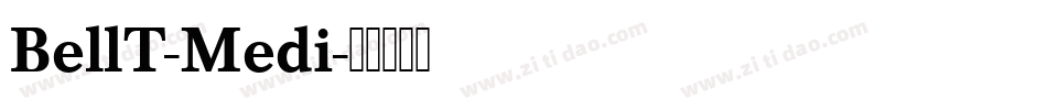 BellT-Medi字体转换