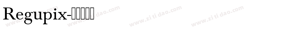 Regupix字体转换