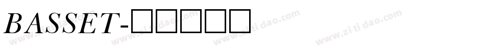 BASSET字体转换