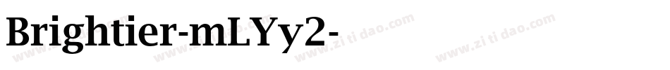 Brightier-mLYy2字体转换
