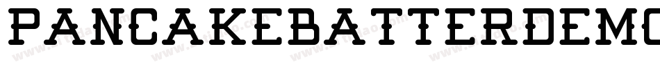 PancakeBatterDemoBold-6YRp1字体转换