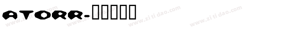 ATORR字体转换