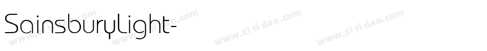 SainsburyLight字体转换 SainsburyLight字体转换