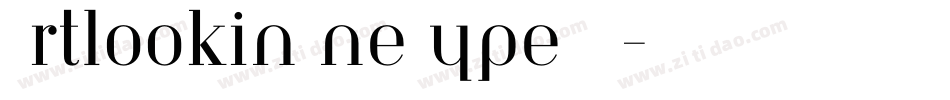 ArtlookinOneType转换器字体转换