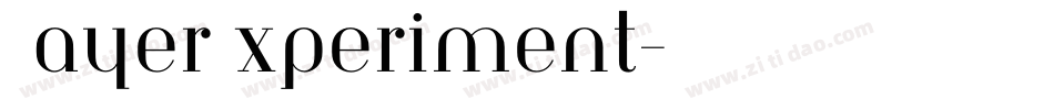 BayerExperiment字体转换