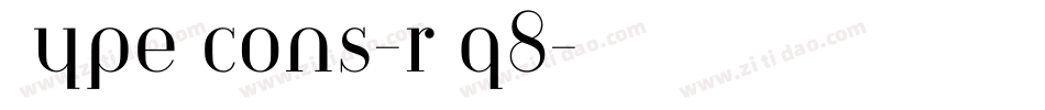 TypeIcons-rXq8字体转换