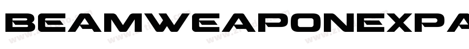 BeamWeaponExpandedItalic-pXpd字体转换