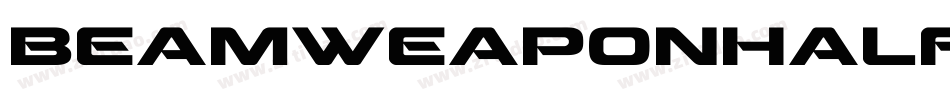 BeamWeaponHalftoneItalic-V3Dl字体转换