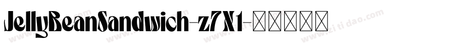 JellyBeanSandwich-z7X1字体转换