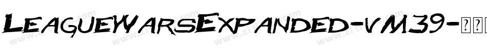 LeagueWarsExpanded-vM39字体转换