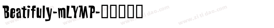 Beatifuly-mLYMP字体转换